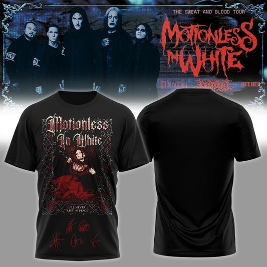 Motionless In White Signed Decades TShirt
