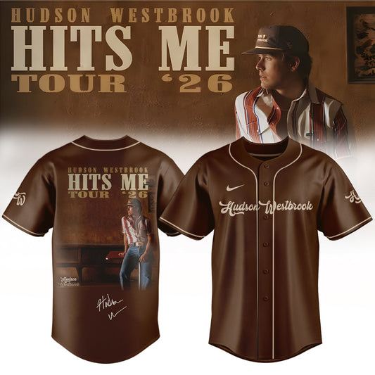 ,,,Hudson Westbrook ”Hits Me Tour 2026” Signature – Jersey