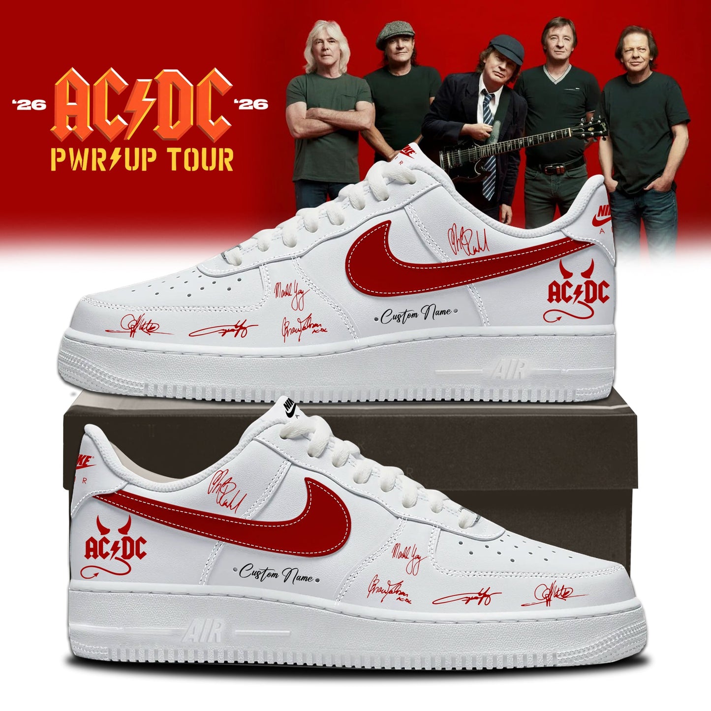 AC/DC ” Power Up Tour ” 2026 – Shoes 6