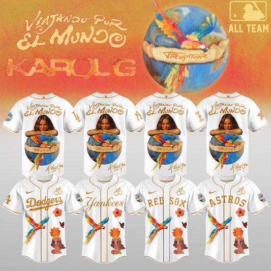 .Baseball x Karol G – Nos Vamos de Tour JERSEY(All Team)