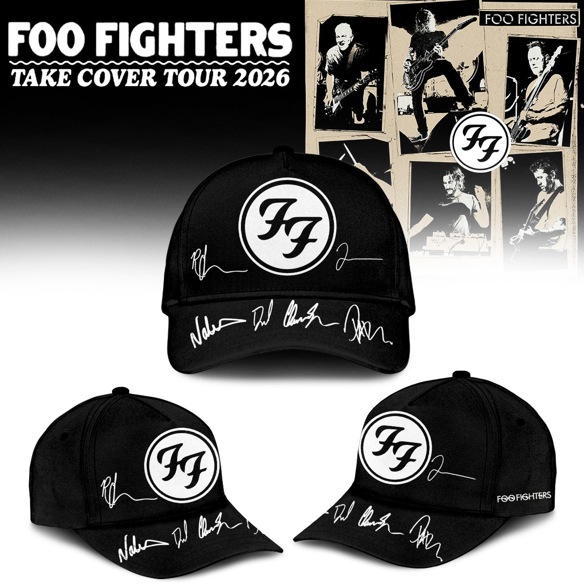 FF ”Take Cover Tour 2026” Limited Edition Signature – Tshirt