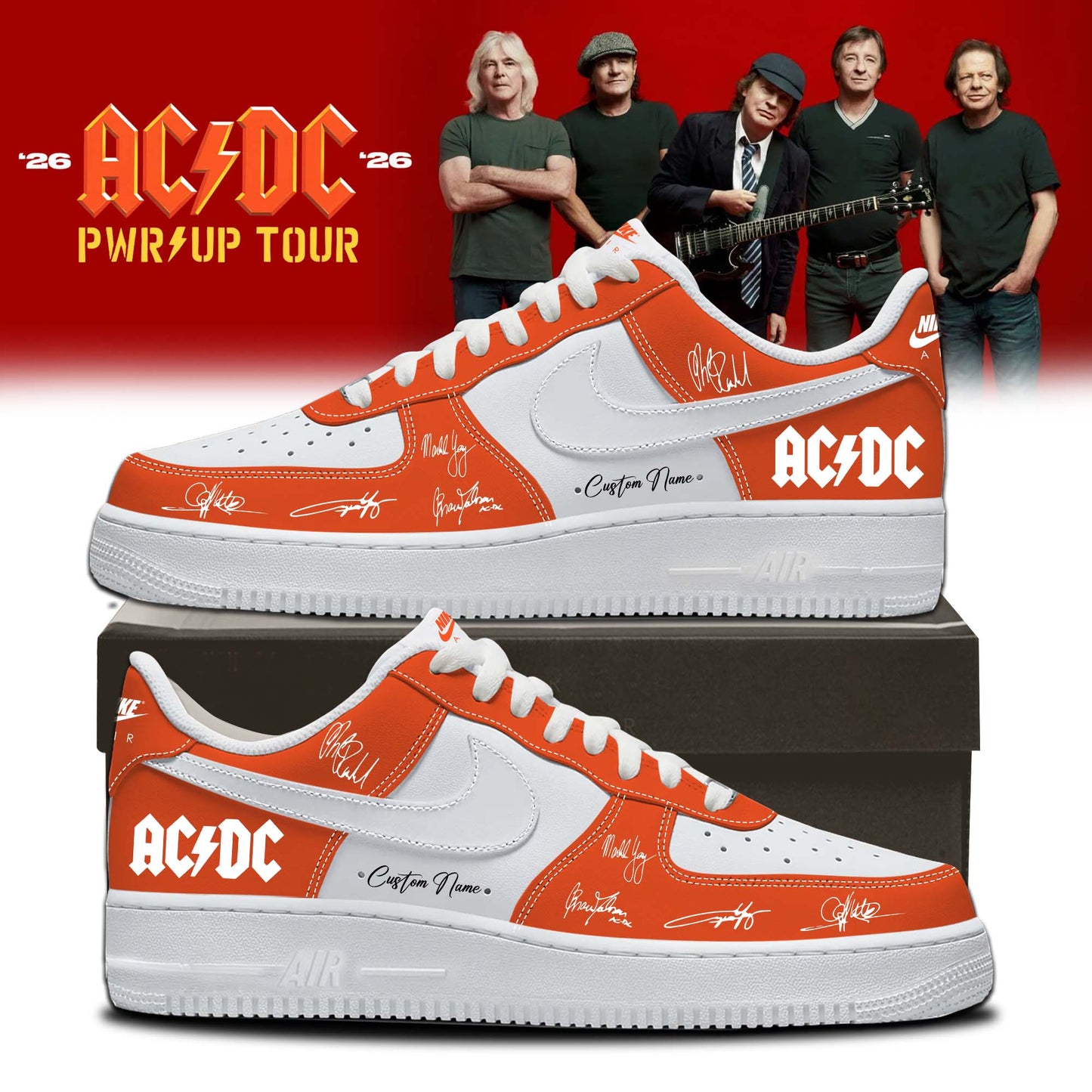 AC/DC ” Power Up Tour ” 2026 – Shoes 3