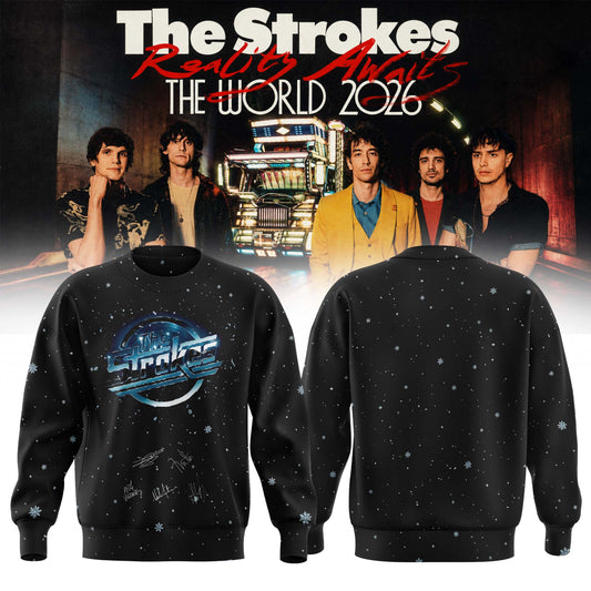 The Strokes “Reality Awaits Tour 2026” Signature Limited Edition – Sweatshirt