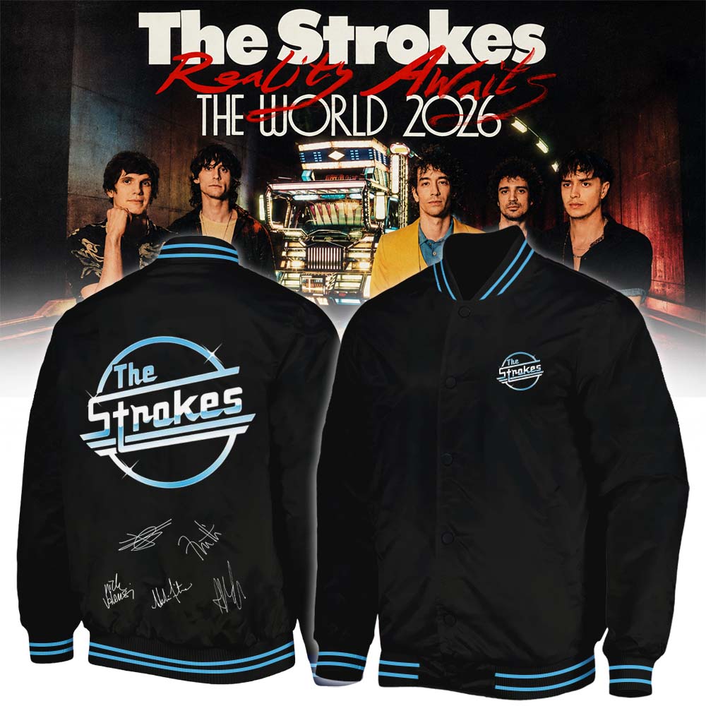 _The Strokes “Reality Awaits Tour 2026” Signature Limited Edition – Bomber