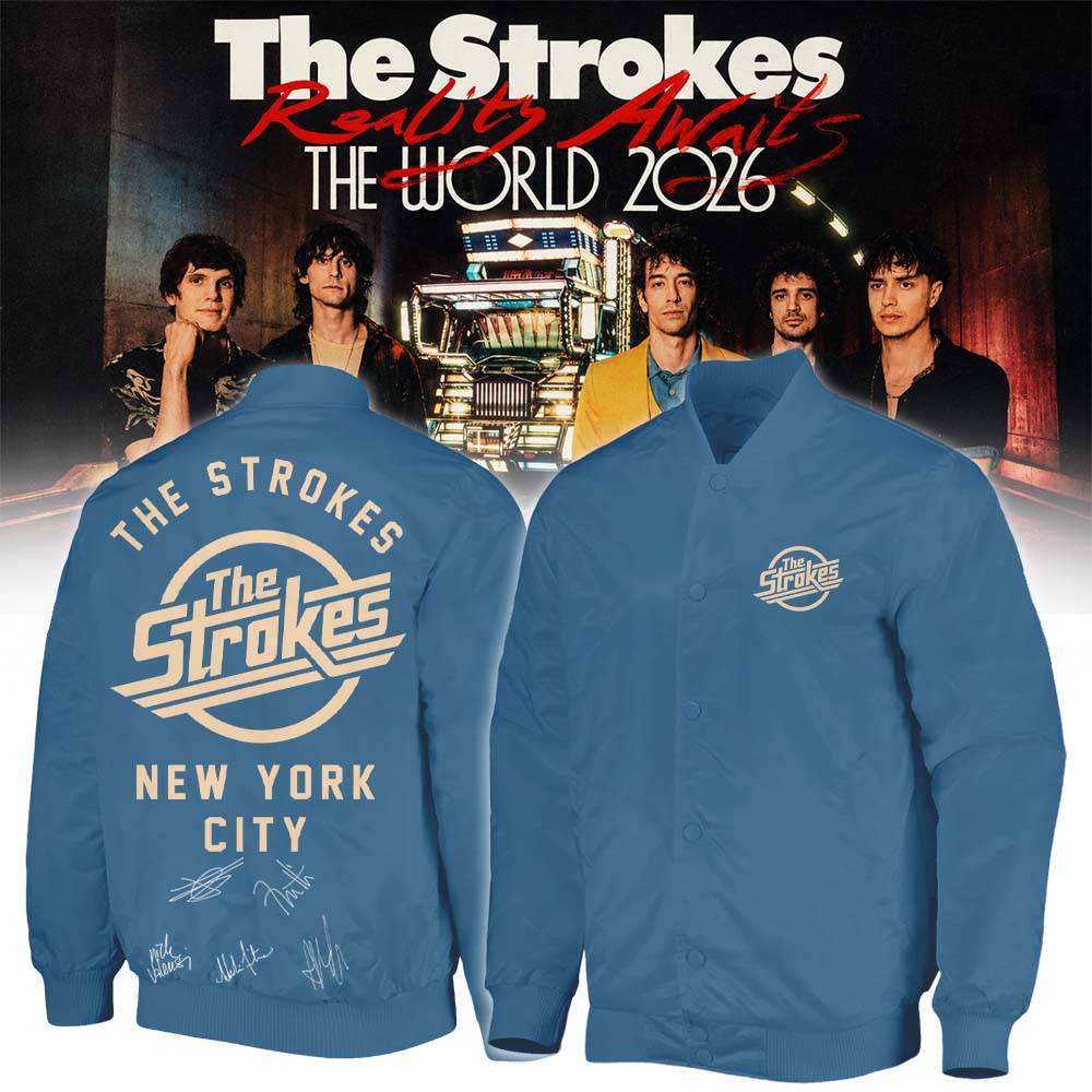 _The Strokes “Reality Awaits Tour 2026” Signature Limited Edition – Bomber