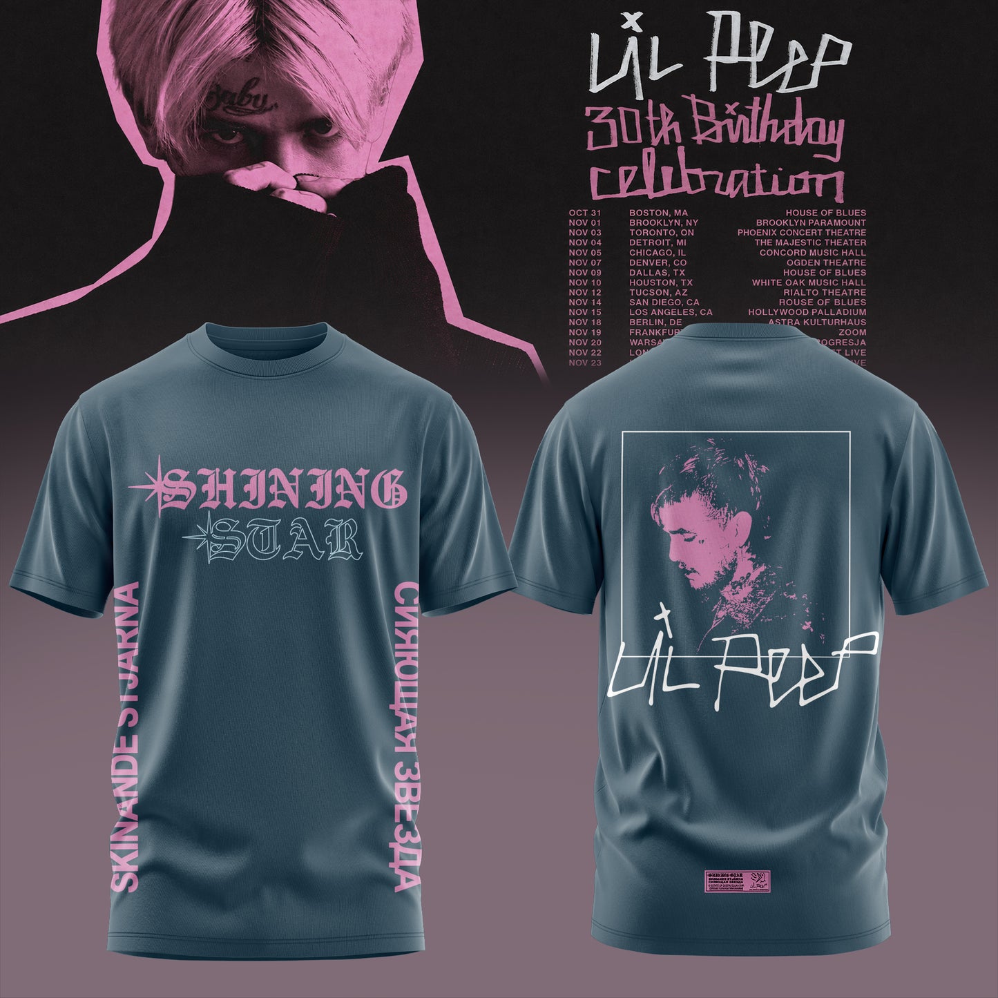 .LlPp 30th Birthday Celebration 2026 Tour 3D All-Over Print T-Shirt V7