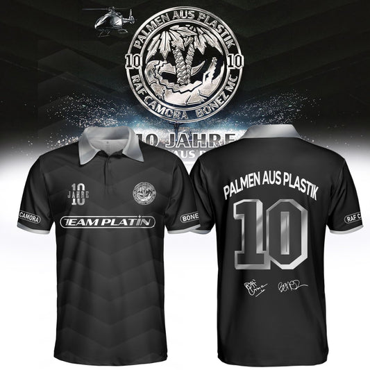 __RAF Camora & Bonez MC “10 Jahre Palmen aus Plastik Tour” . Limited Edition Signature Polo