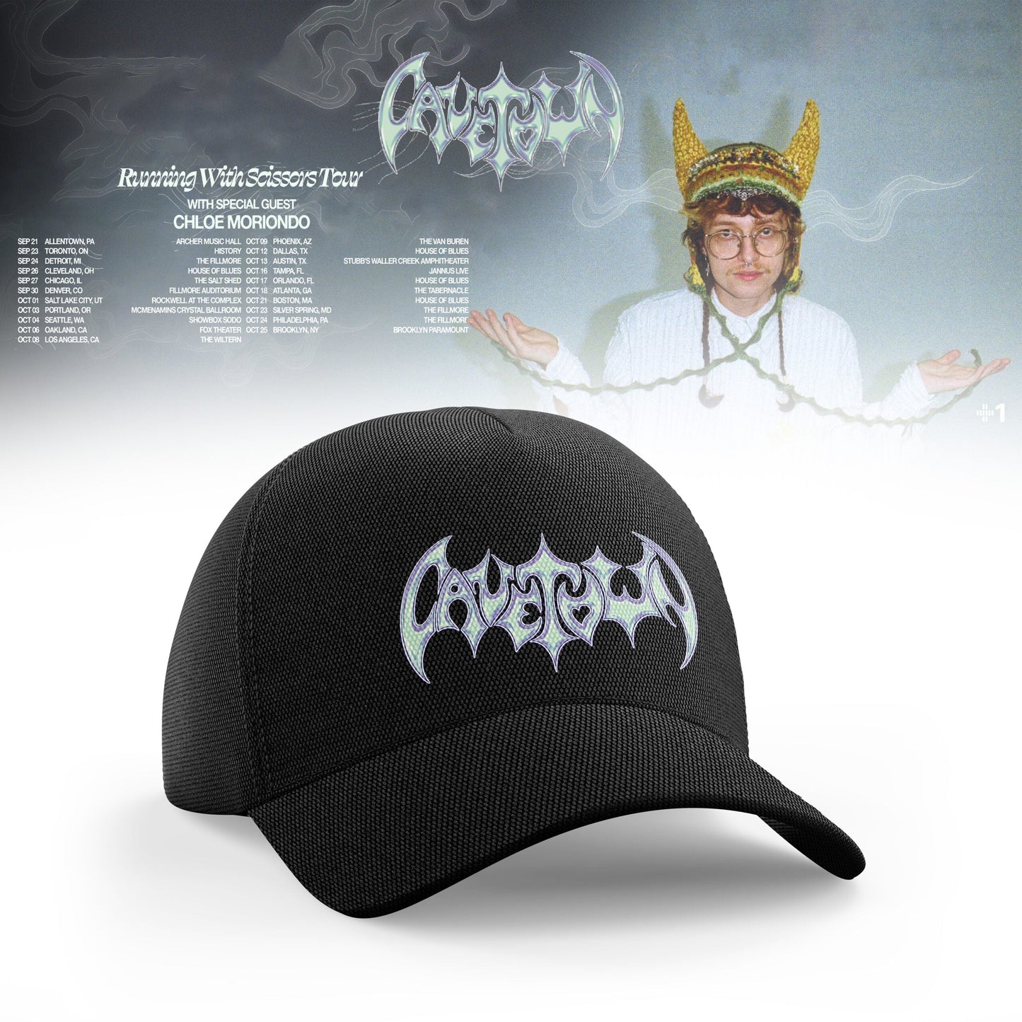 Cavetown – Running With Scissors Tour 2026 Limited Cap