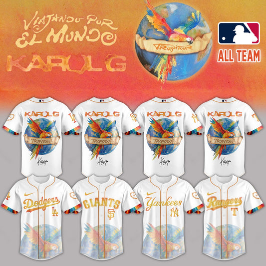 _ Karol G “Viajando Por El Mundo Tropi tour” Signature Limited Edition – Jersey 1