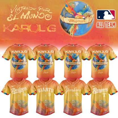 Karol G “Viajando Por El Mundo Tropi tour” Signature Limited Edition – Jersey 2