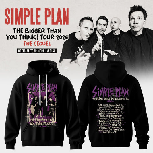 The Bigger Than You Think Tour 2026 Classic 3D Graphic Tee – Pop Punk Rock