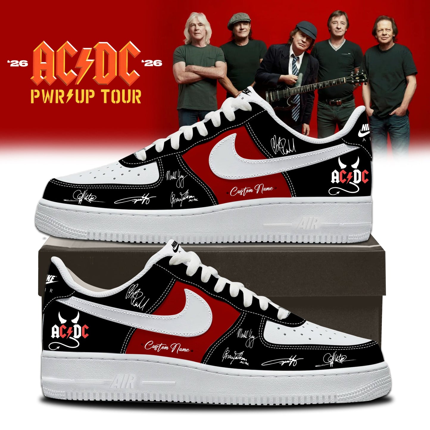 AC/DC ” Power Up Tour ” 2026 – Shoes 4