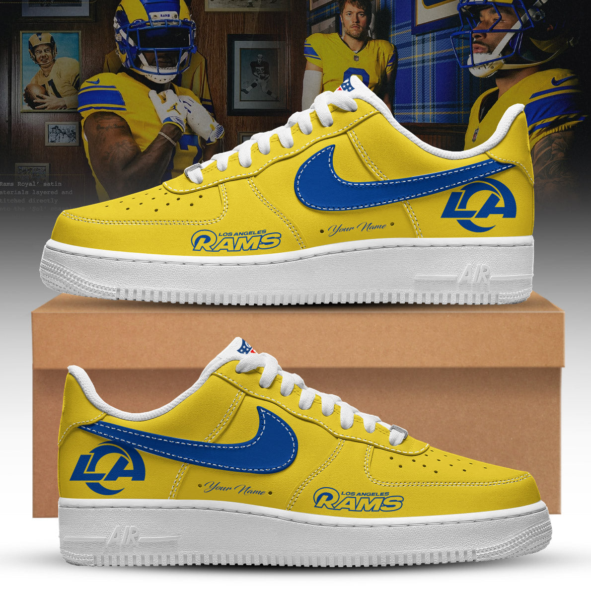 LAR Rams Classic Sol Sneakers