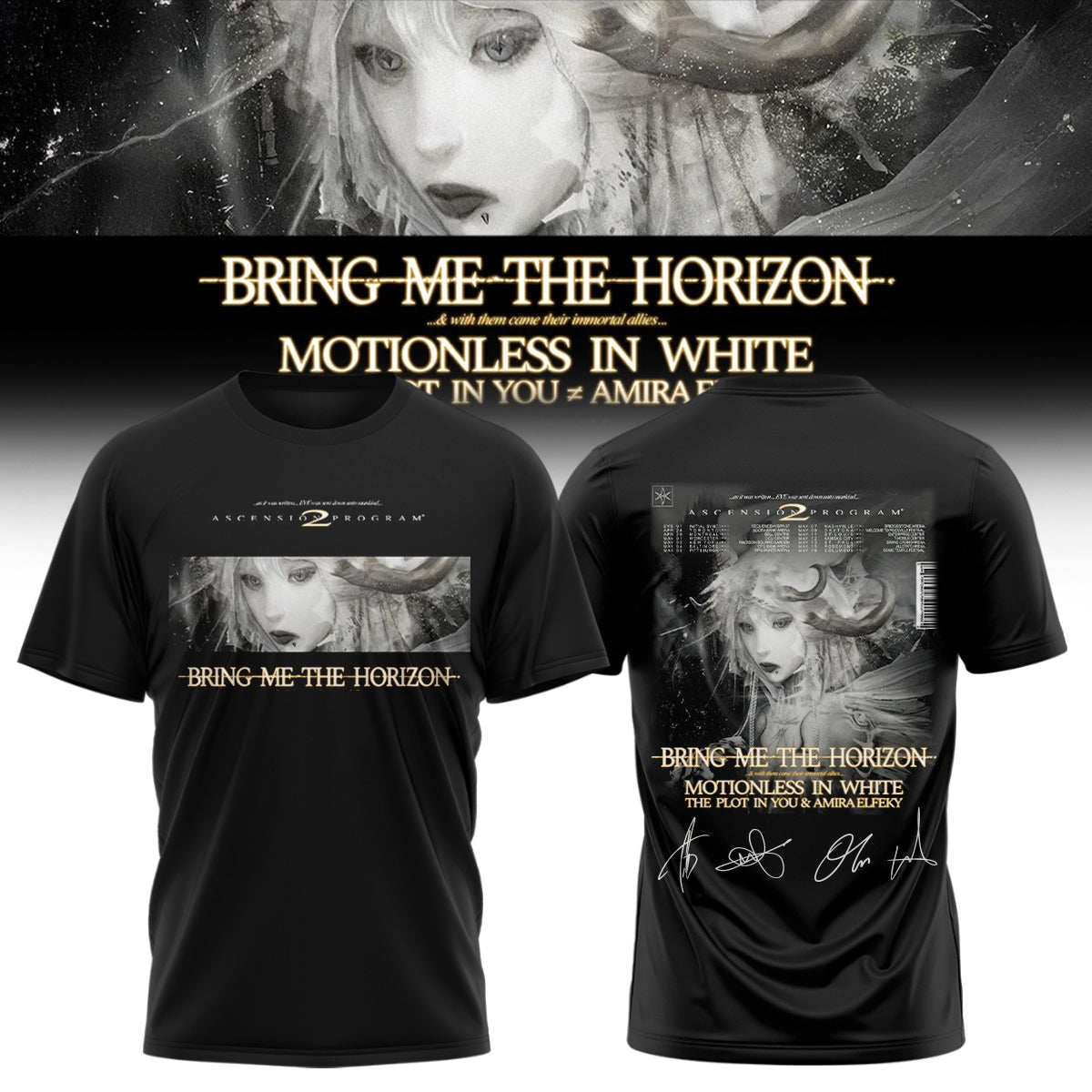 Bring Me the Horizon – Ascension Program Limited Edition Signature shirt
