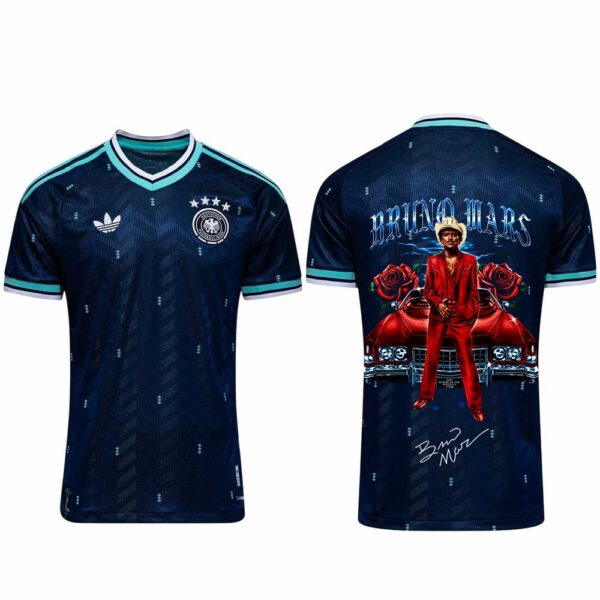 . Bruno Mars THE ROMANTIC TOUR in Olympiastadion Berlin Jersey V6