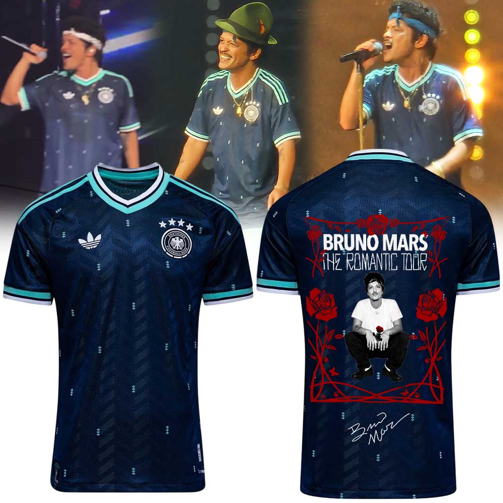 . Bruno Mars THE ROMANTIC TOUR in Olympiastadion Berlin Jersey V5