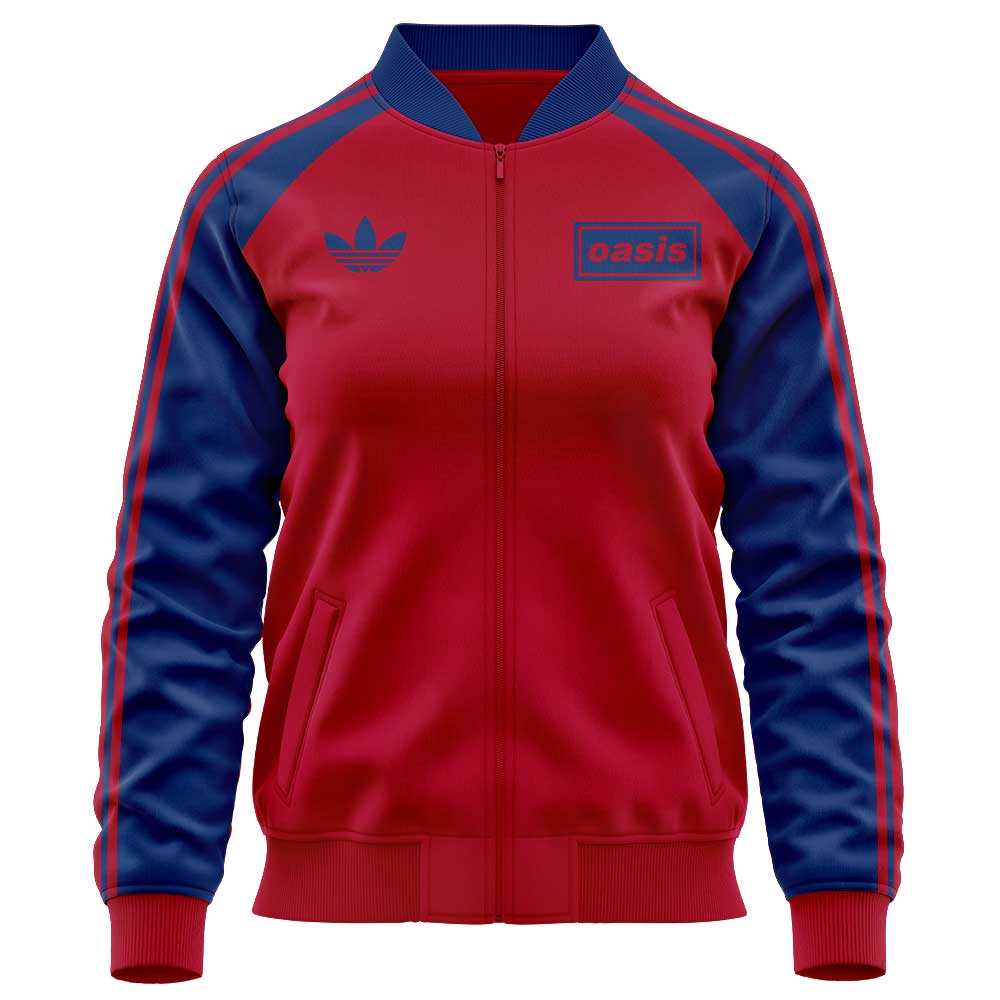 . Limited Edition Oasis “Live ’25” London Red Zip Jacket V2