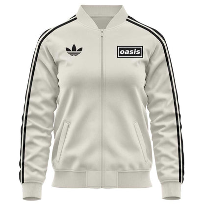 . Limited Edition Oasis “Live ’25” London Cream Zip Jacket V2