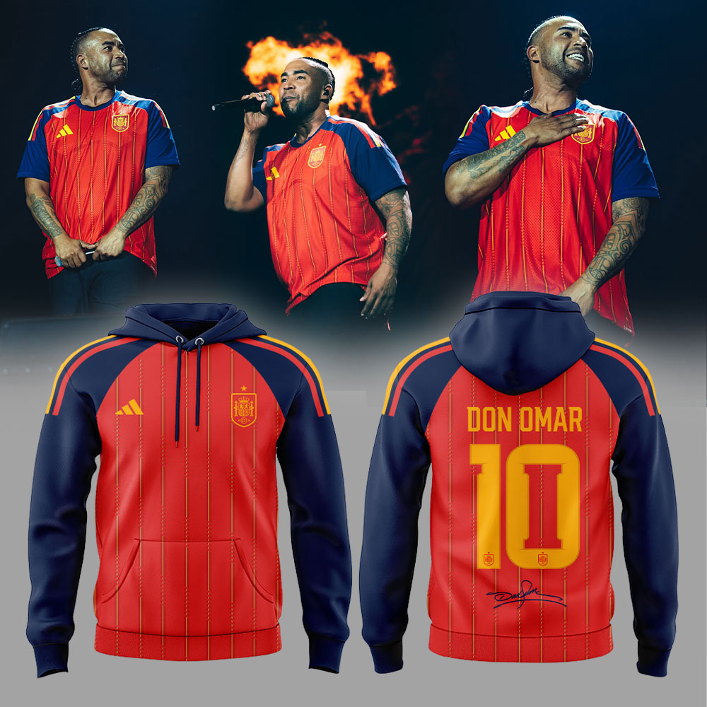 DON OMAR THE LAST KING WORLD TOUR in España Hoodie V2