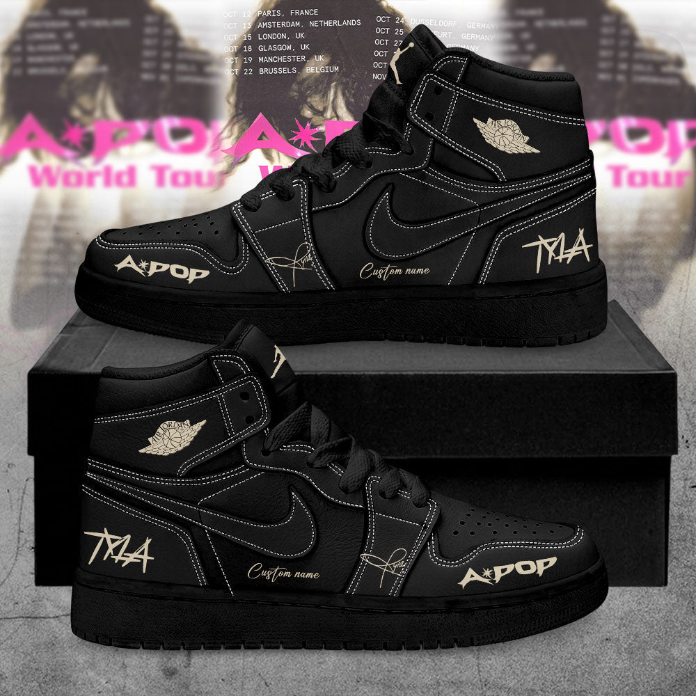 Tyla The A*POP World Tour 2026 V7 Signature Custom Name Shoes