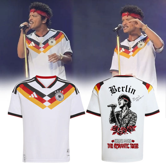 . Bruno Mars THE ROMANTIC TOUR in Olympiastadion Berlin Jersey V2