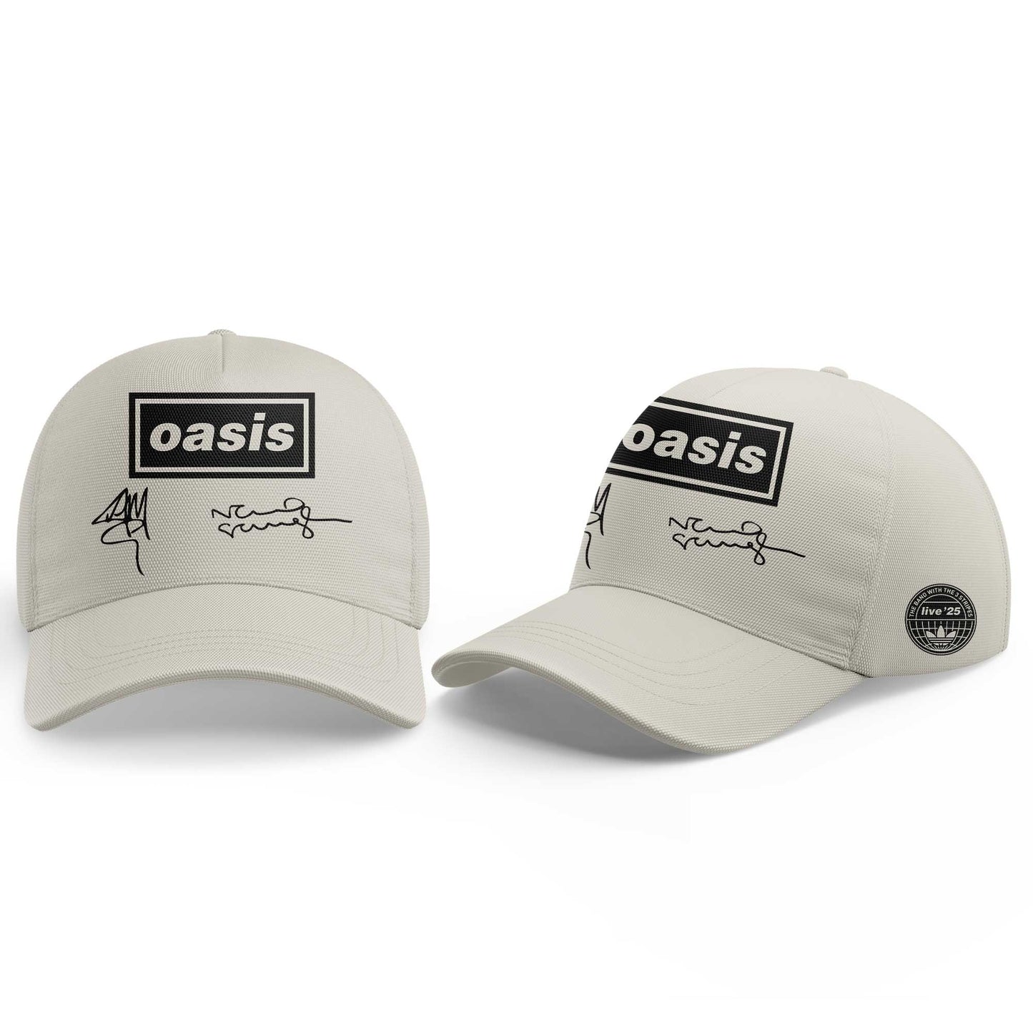 . Limited Edition Oasis “Live ’25” London Cream Signature Zip Jacket