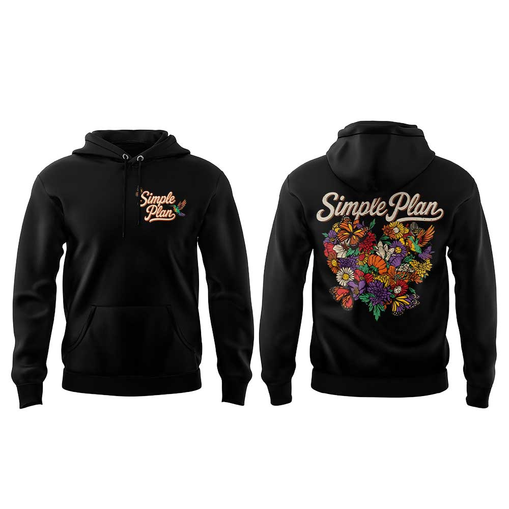 .Simple Plan ‘’Bigger Than You Think!’’ Tour merch Hoodie