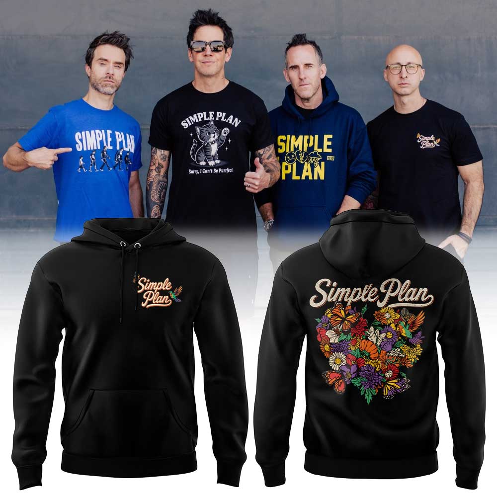 .Simple Plan ‘’Bigger Than You Think!’’ Tour merch Hoodie