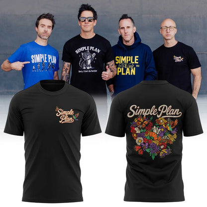 .Simple Plan ‘’Bigger Than You Think!’’ Tour merch Shirt