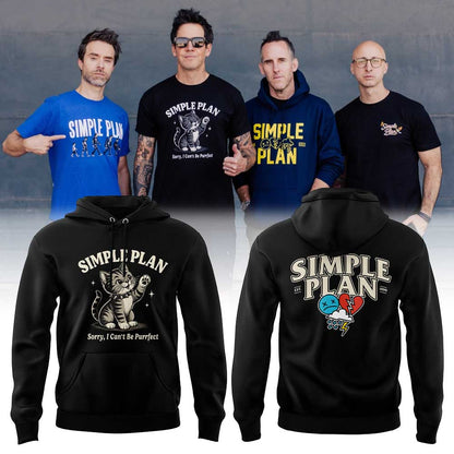.Simple Plan ‘’Bigger Than You Think!’’ Tour merch V2 Hoodie