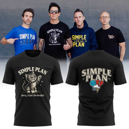 .Simple Plan ‘’Bigger Than You Think!’’ Tour merch V2 Shirt