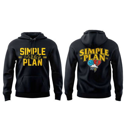 .Simple Plan ‘’Bigger Than You Think!’’ Tour merch V4 Hoodie