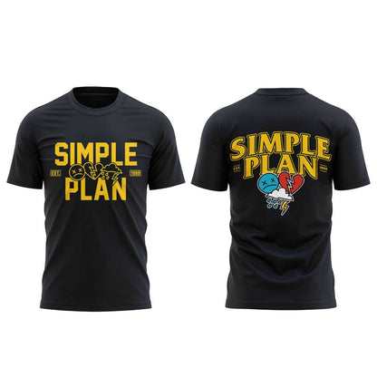 .Simple Plan ‘’Bigger Than You Think!’’ Tour merch V4 Shirt