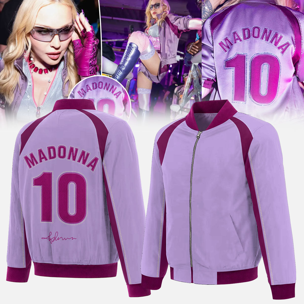 __Madonna x FIFA World Cup 2026 Final Halftime Show Signature Limited Edition – Zip Bomber