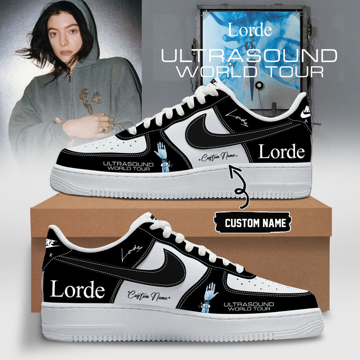 .Lorde “Ultrasound”World Tour Shoes
