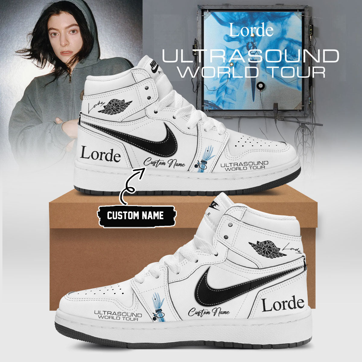 .Lorde “Ultrasound”World Tour Shoes