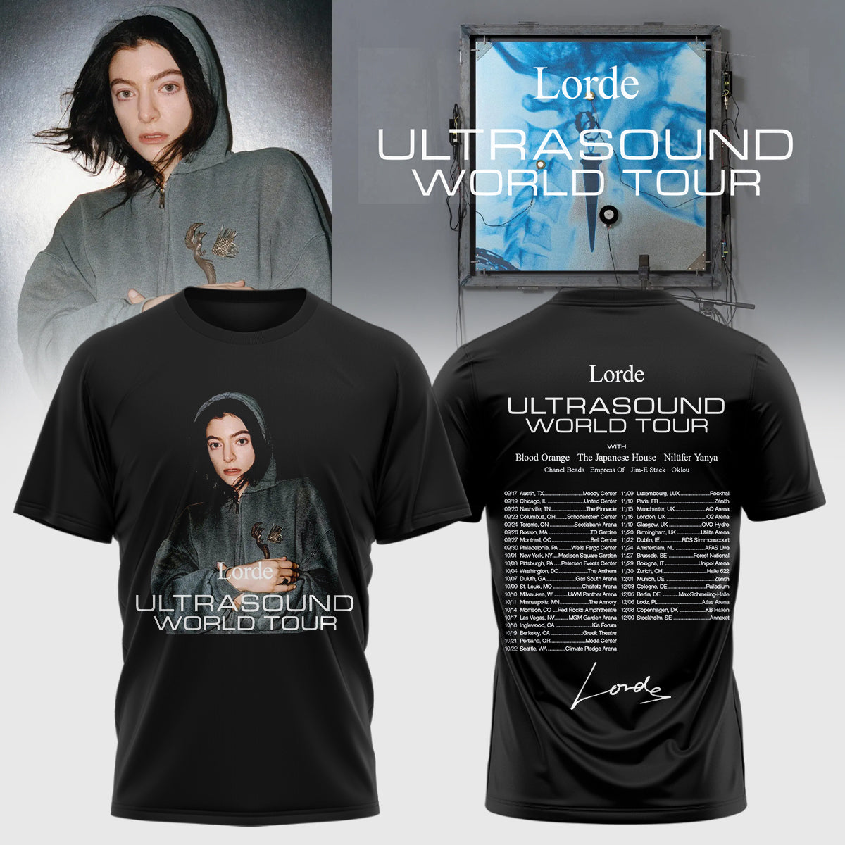 Lorde “Ultrasound”World Tour Limited Edition shirt
