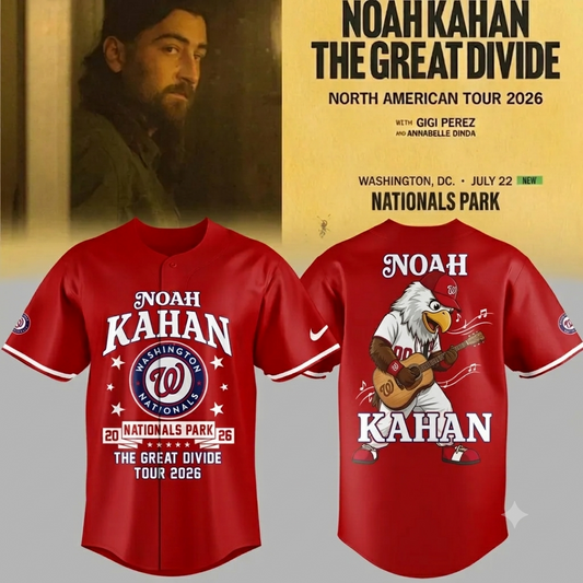 Limited Edition The Great Divide Tour 2026 At Washington Nationals Jersey