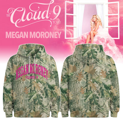 The CLOUD 9 Tour Megan Moroney Limited Edition Hoodie Camo version