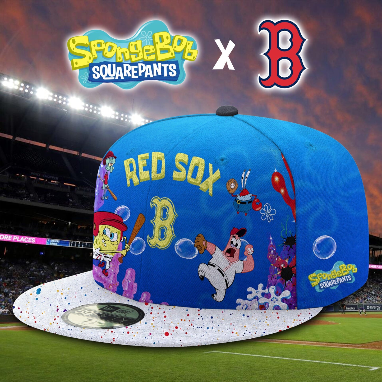 Limited Edition  Red Sox x SpongeBob Theme Nights CAP