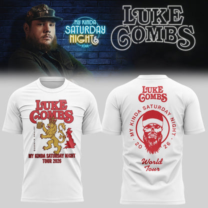 Limited Edition LC My Kinda Saturday Night Tour 2026 Tshirt