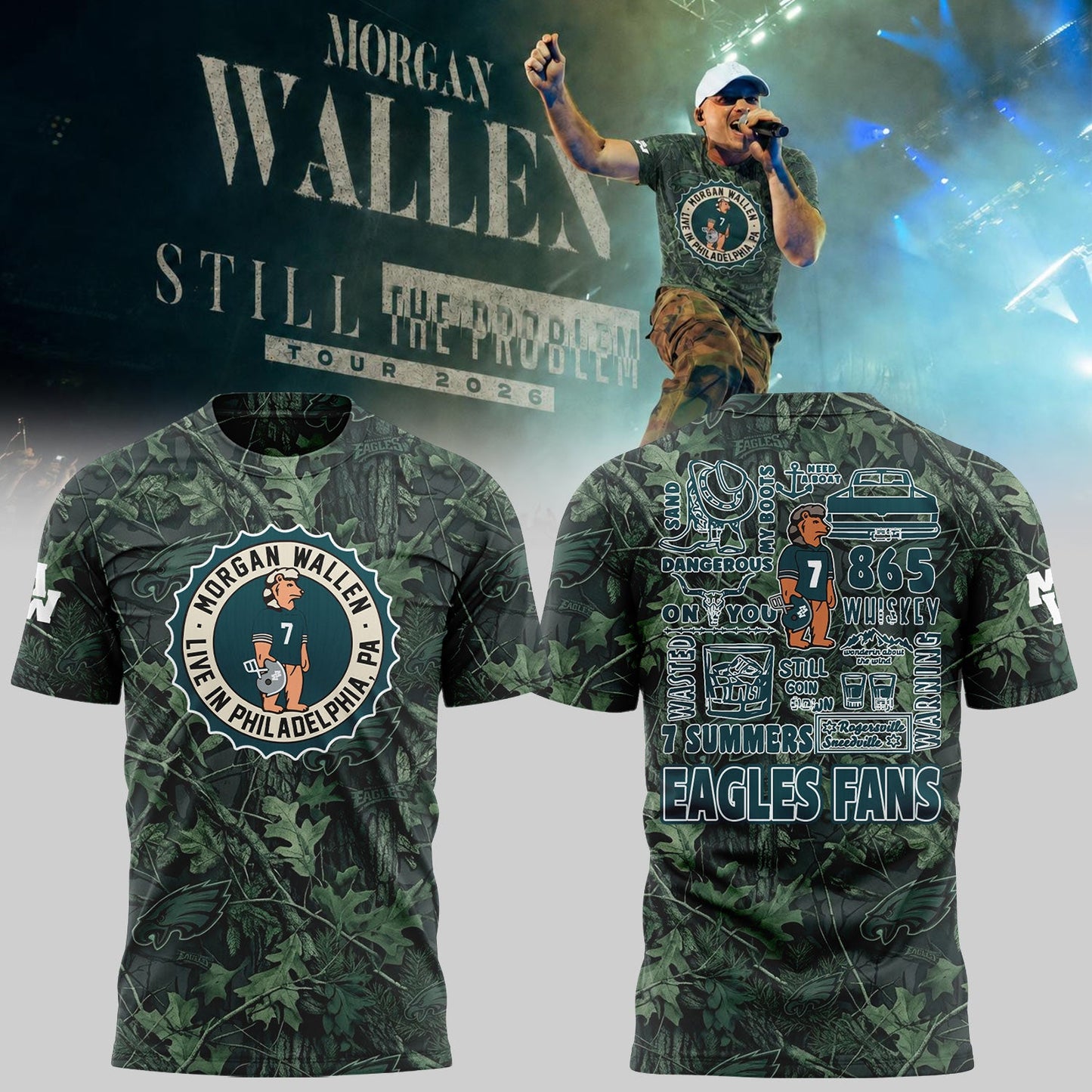 Limited Edition Still The Problem Tour 2026 At Lincoln Financial Field Shirt