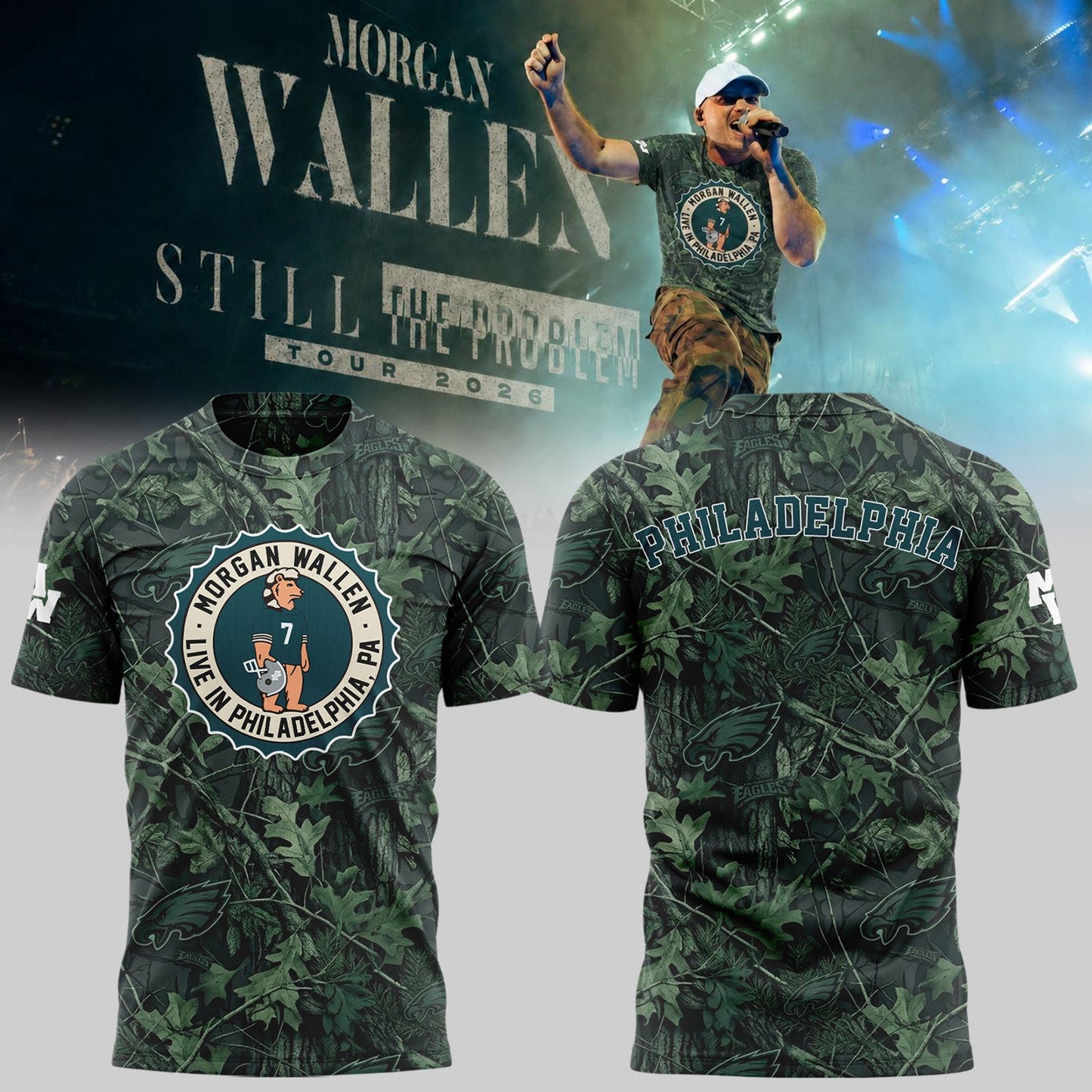 Limited Edition Still The Problem Tour 2026 At Lincoln Financial Field Shirt