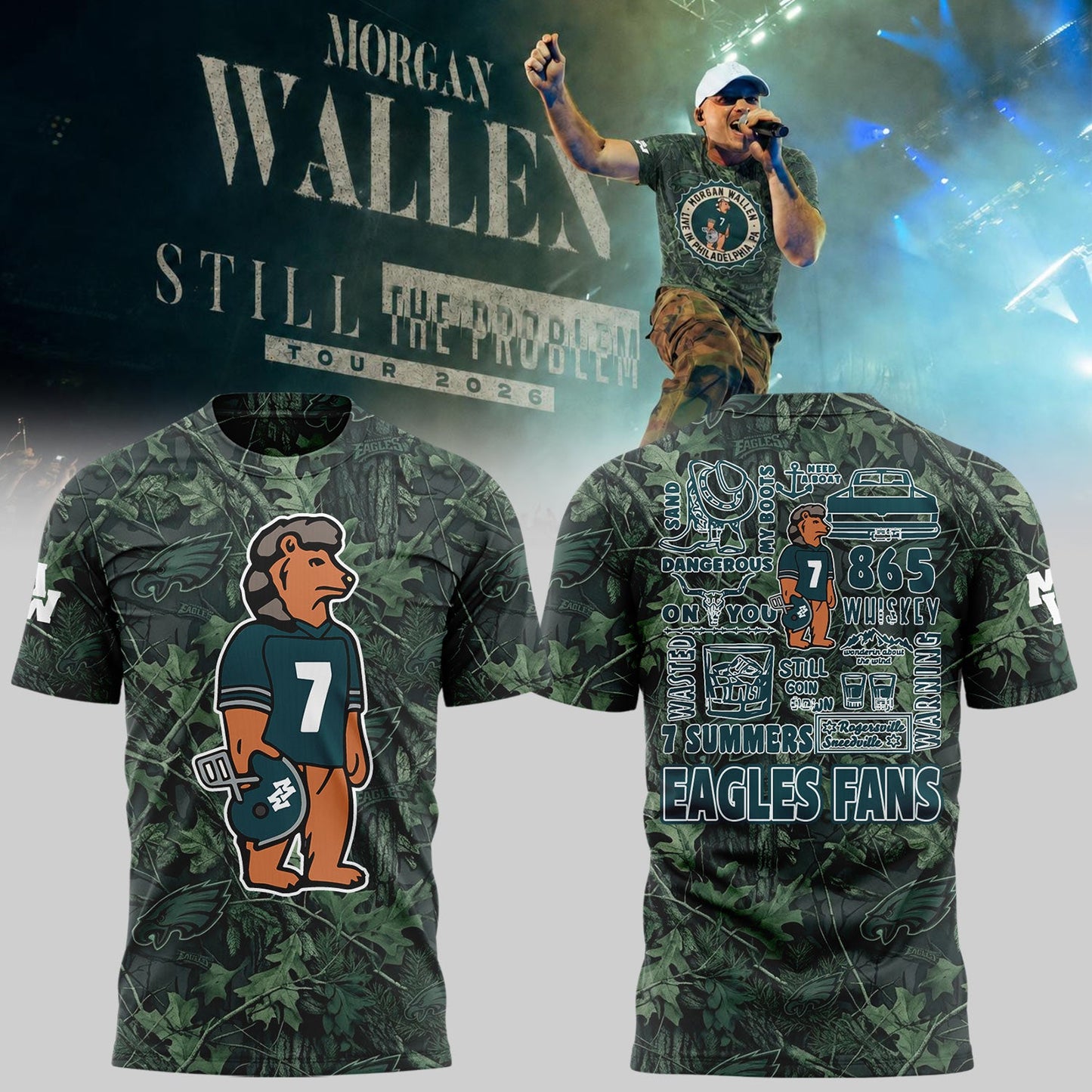Limited Edition Still The Problem Tour 2026 At Lincoln Financial Field Shirt