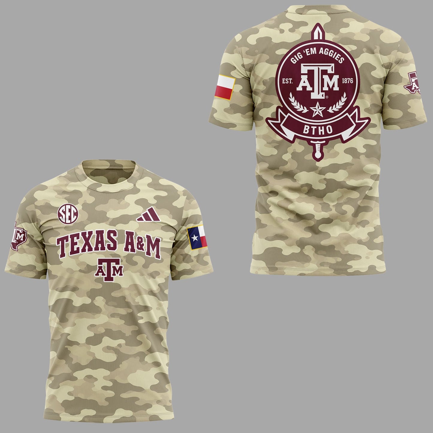 Limited Edition “Honor & Support” Camo Shirt