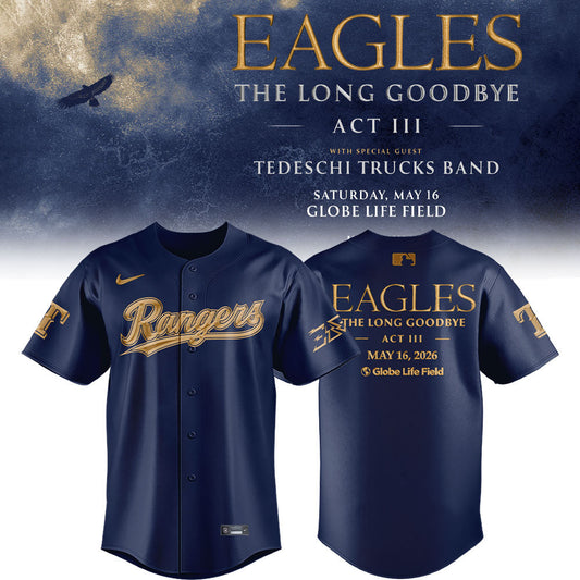 Limited Editon The Long Goodbye Act III At Globe Life Field, Arlington Jersey