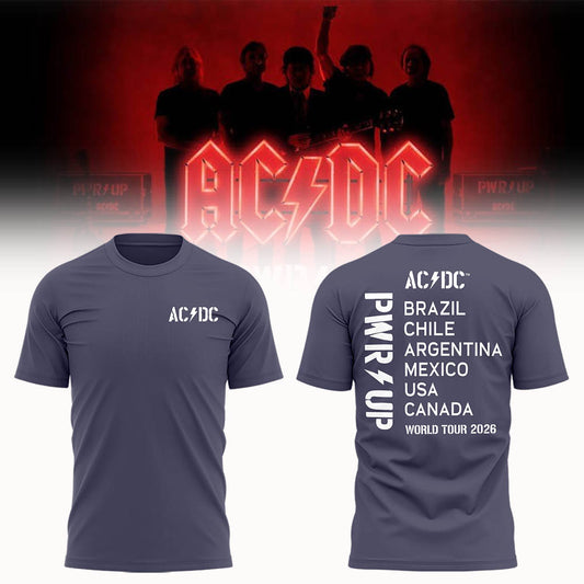 Limited Edition POWER UP Tour 2026 TShirt-LL2607160011