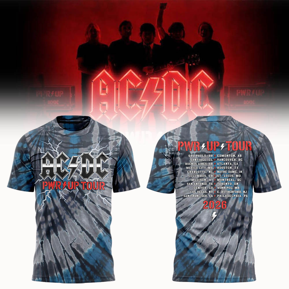 Limited Edition POWER UP Tour 2026 TShirt-LL2607160020