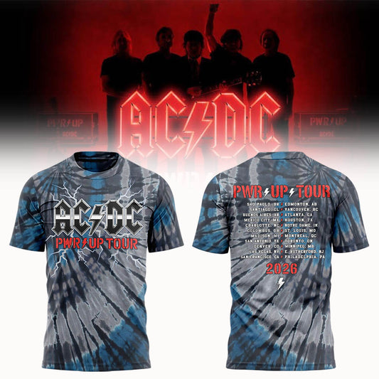 Limited Edition POWER UP Tour 2026 TShirt-LL2607160020
