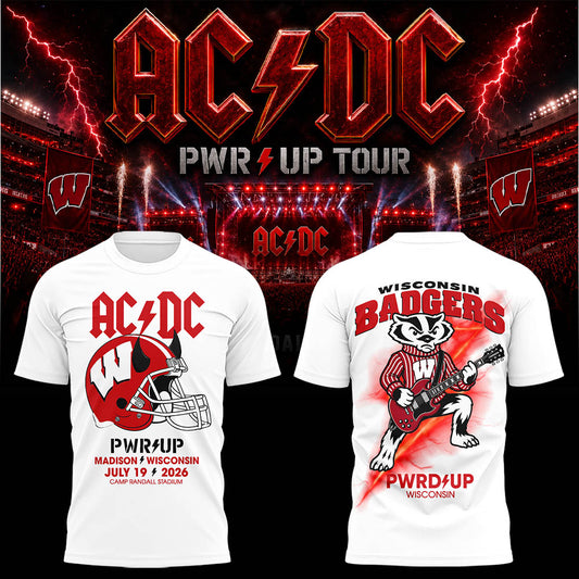 Limited Edition POWER UP Tour 2026 At Camp Randall Stadium TShirt-LL260718002